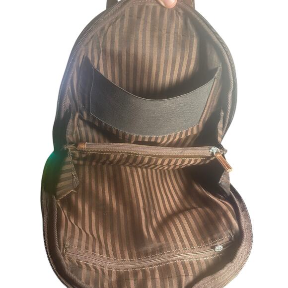Jack Georges Brown Leather Backpack Bag voyager collection heritage leather main image 13